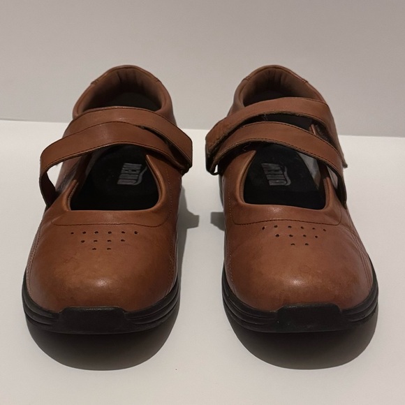 Drew Womens Orchid Mary Jane Comfort Shoes Brown Leather Hook & Loop Ortho 10W - Picture 10 of 10